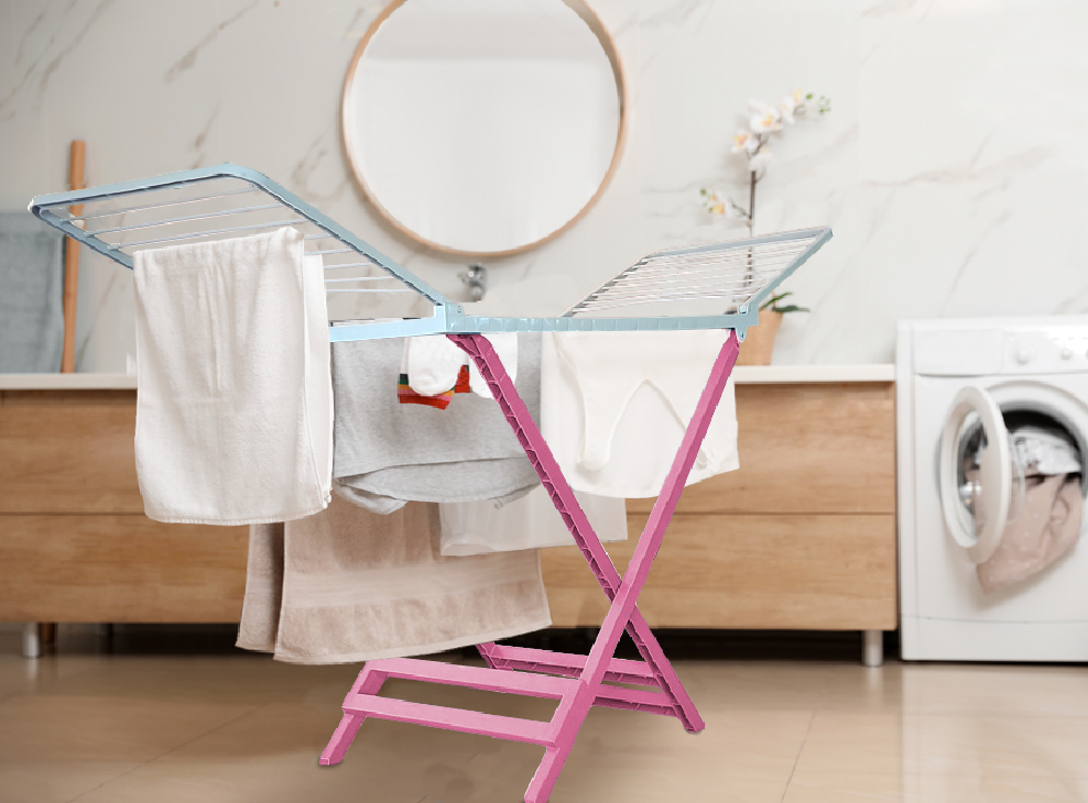 etendoir à linge plastique